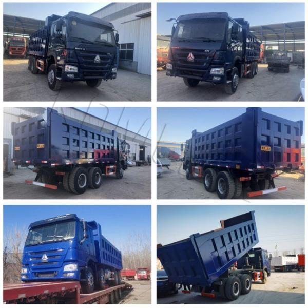 Sinotruk HOWO 10 Wheel Dump Truck 371HP Second Hand Tipper Truck with Yellow Seats ≤5