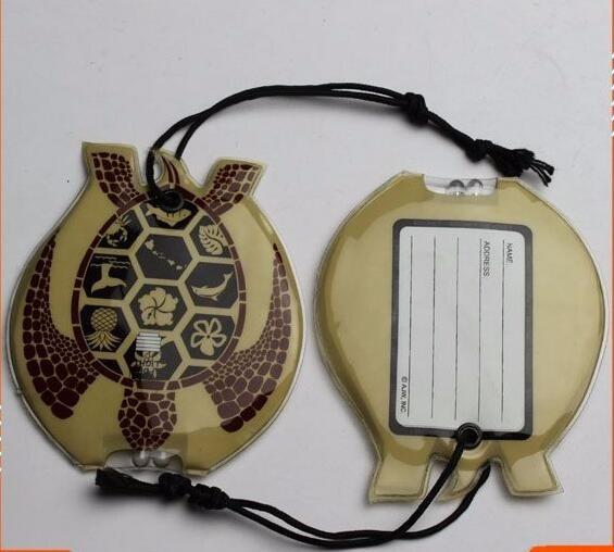 Personalised Luggage Labels , Childrens Luggage Tags With Soft PVC Rubber Material