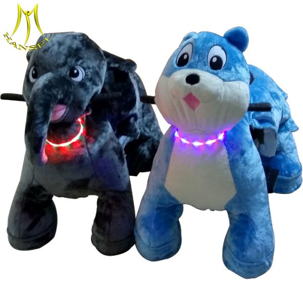 Hansel animal equipment scooter for mall and motorized animals coin operated with animal electric car ride