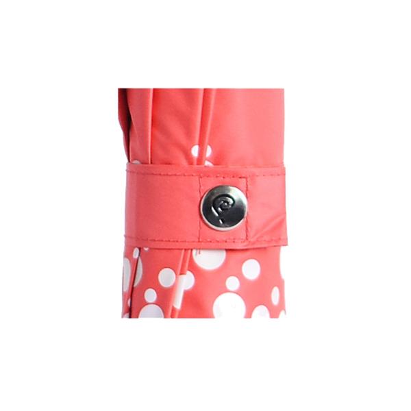 Ultraviolet Light Discoloration Compact Pocket Umbrella 42 Inch Arc 7 Ribs