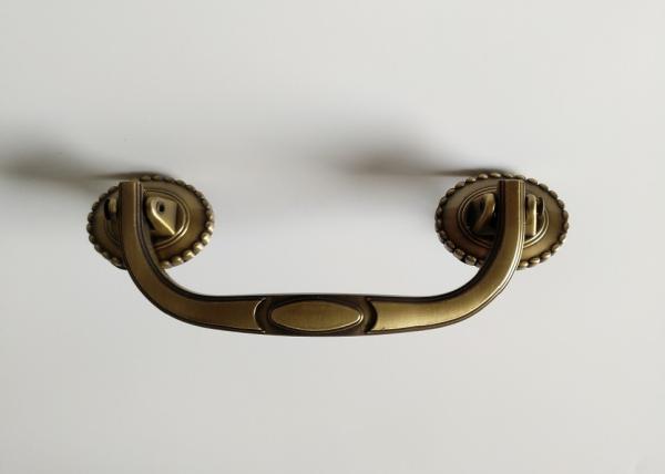 Antique Brass zamak H027 Metal Coffin handles size 19x7.5cm Screw Distance 14cm