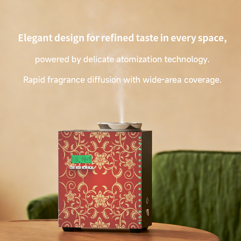 100-300m3 Coverage Commercial Aroma Diffuser With Two Fluid Atomization Technology