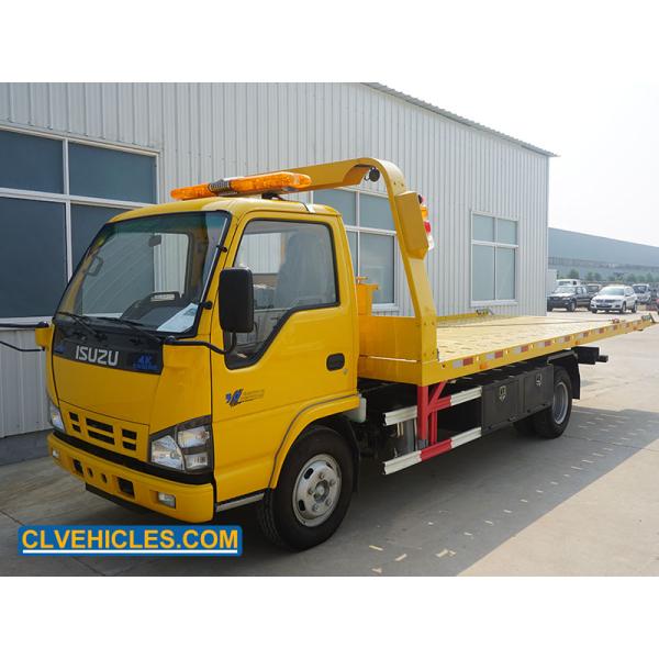 4ton Flatbed ISUZU 130hp Wrecker Tow Truck