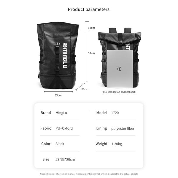 New Custom Logo School Sport Equipment Bag Volleyball Basketball Football Soccer Backpack