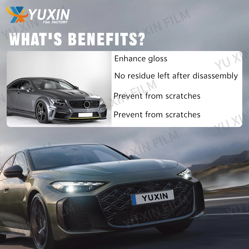 7.5 Mil Thickness Color Changing PPF with Self-Healing Surface and UV Resistant TPU Paint Protection Film