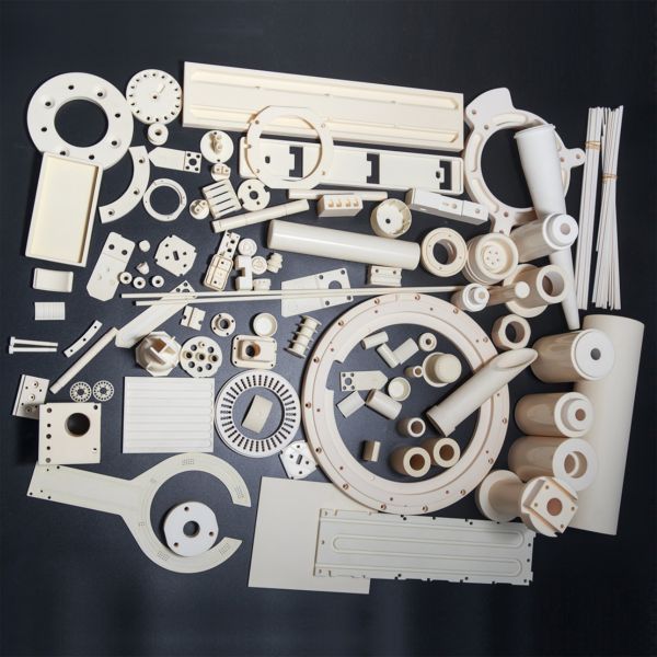 High Hardness CNC Machining Alumina Ceramic Pipe Sheets Tube Ring Bead Wear Resistant