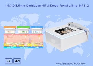 3 Cartridge Portable Hifu Device Anti Wrinkle Skin Lifting And Tightening