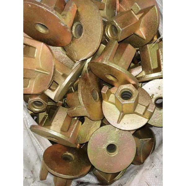 Небольшая прочность на растяжение крыльчатой барашковой гайки 0.42кг 200кН аксессуаров Д15 форма-опалубкы конструкции