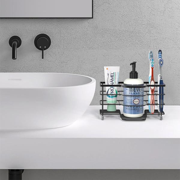 High Capacity Airy and Keep Clean Bathroom Accessories Organizer Toothbrush Holder