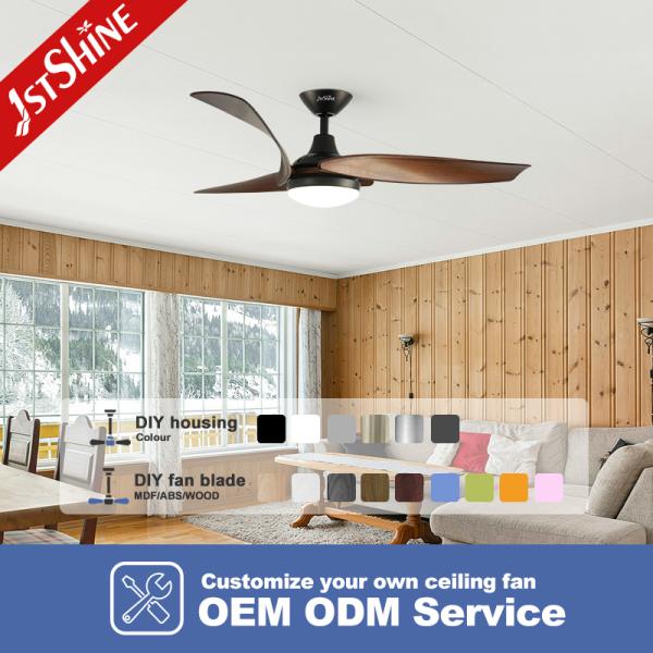 54-Inch LED Ceiling Fan – DC Motor, ABS Blades, Modern Lighting Design