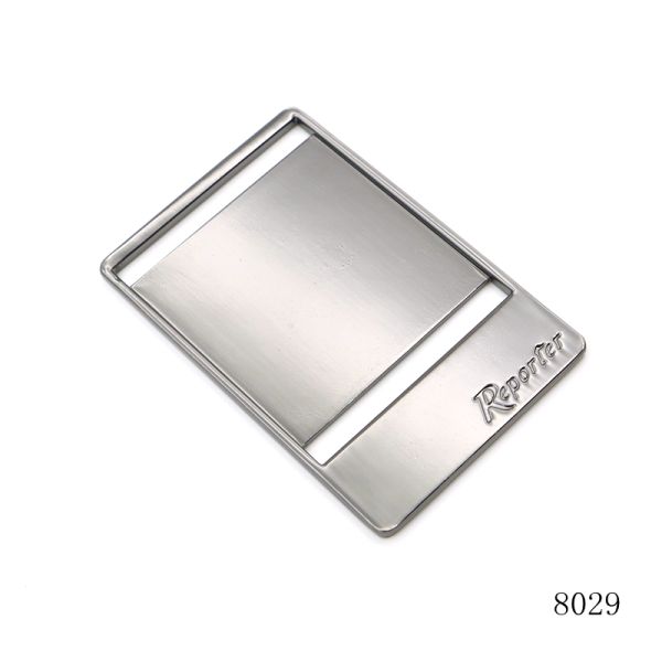Bright Gunmetal Metal Hang Tag Custom Zinc Alloy Logo Charm Tags for Bag Strap