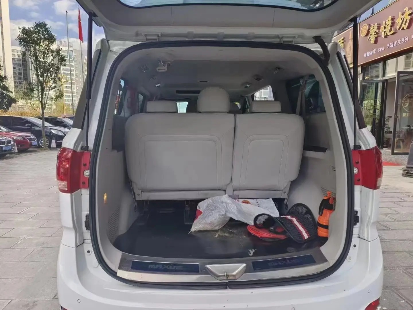 Используемый корабль цели минибуса 8 Seater Multi MAXUS SH6525 двери двигателя 4 фронта в 5 метров