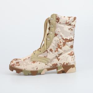 Função antiderrapante Botas táticas de combate com salto plano e sola externa de