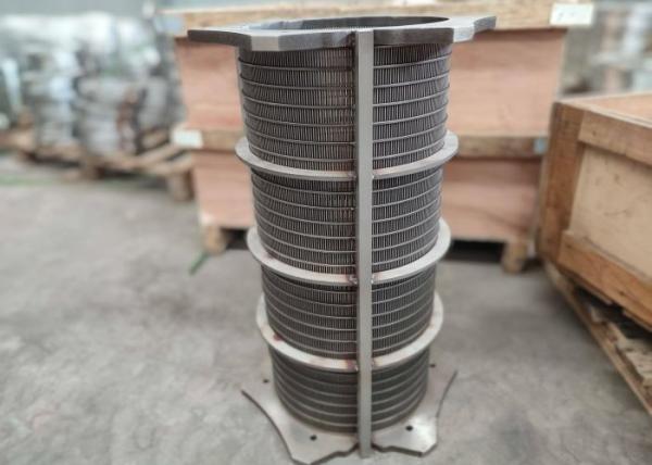 Heavy Cow Dung Speractor Wedge Wire Filter Element 0.5-0.8mm Slot Sludge Dewatering