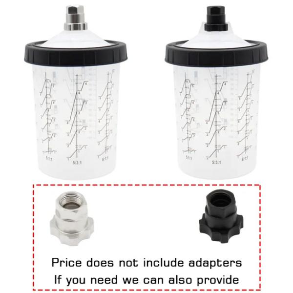 400Cc Plastic Disposable Paint Mixing Cups