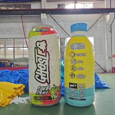 Custom Inflatable Beverage Can and Bottle Advertising Models with Full Color Printing for Brand Promotions Exhibitions Festivals and Retail Displays