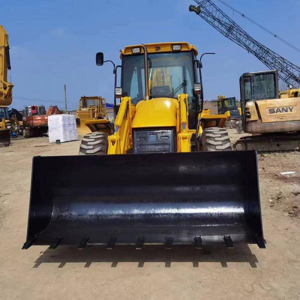 Original JCB 4CX Used Backhoe Loader 81kw Rared Power 1.3m3 Bucket Capacity