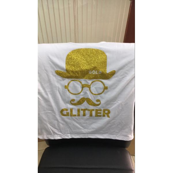 Colorful Modern Glitter Vinyl Heat Transfer Paper For DIY Cotton Fabric