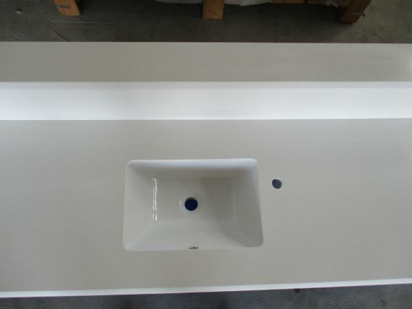Quartz Stone Solid Surface Quartz Bathroom Vanity Tops Thickness 1.2cm 2cm 3cm