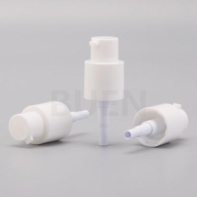 Não bomba plástica da loção do derramamento que dispensa para produtos cosméticos dos cuidados com a pele