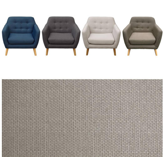 Elegant 78cm 22.5KGS 0.55CBM Luxury Modern Accent Chairs