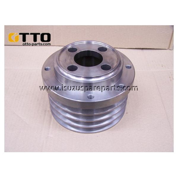 Silver Color Isuzu 6WG1 Parts 1-12371468-0 ZX800 6WG1 Crankshaft Pulley 1123714680
