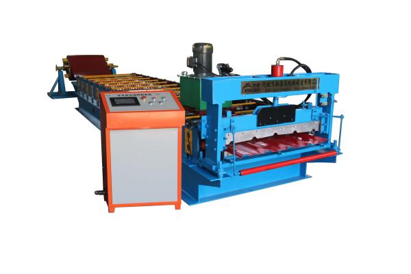 High Frequency IBR Sheet Roll Forming Machine , Steel Metal Roof Tile Making Machine