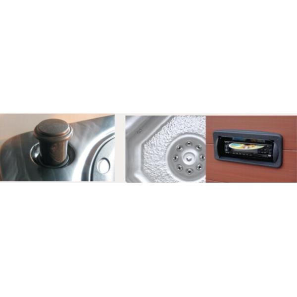 Outdoor Jacuzzier Whirlpools Massage Spa / Party SPA Equipment for7 Adults