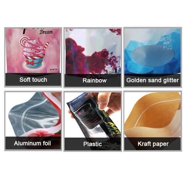 Custom Order Gravure Printing Dry Food Packaging Bags Zipper Bags for Sour Cream Chips Turkey Jerky Coffee Bean Storage