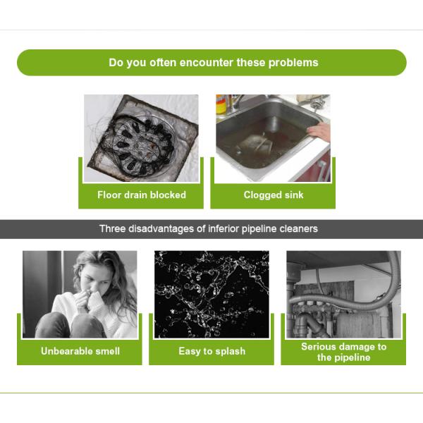 Закупоренное Yuhao стекает тараканов убийства Unblocker сточной трубы уборщика жидкостных