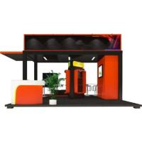 café modulaire préfabriqué et magasin de récipient d'expédition de 40ft pour le bureau de café
