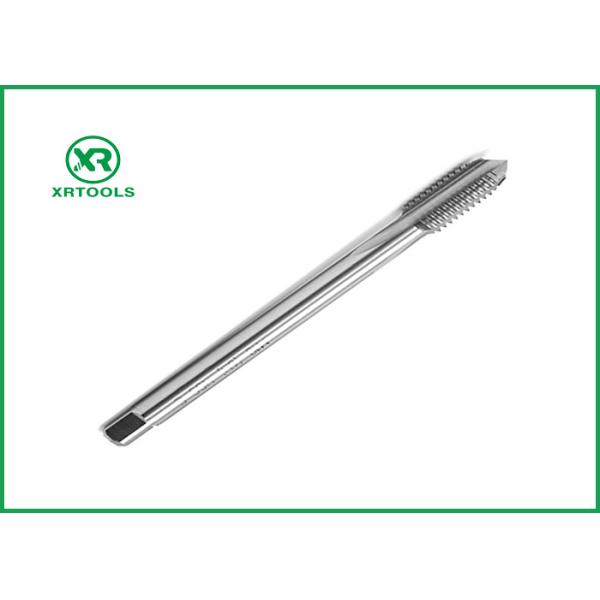 High Speed Steel Straight Flute Tap , DIN 376 Flat Bottom Tap For Drilling Machine