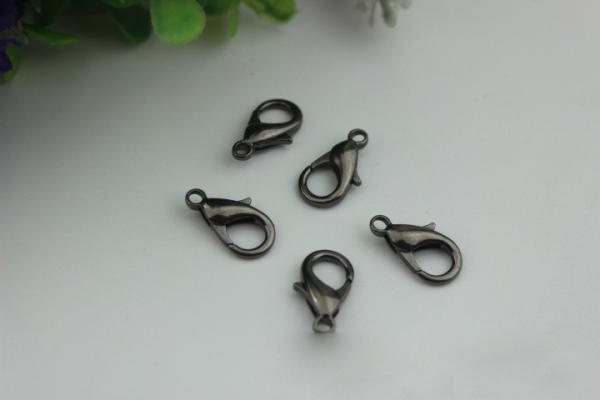 Mini style zinc alloy various of color metal swivel snap lobster claw clasp hook with 18 mm