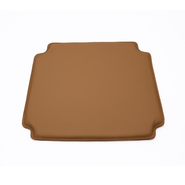PU Leather Brown Tomile Wishbone Chair Cushion / Wishbone Chair Seat Cover