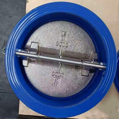 Stop Spring Duo Dual check valves Wafer Butterfly Non-Reurn check valve in ductile iron brass bronze stainless steel