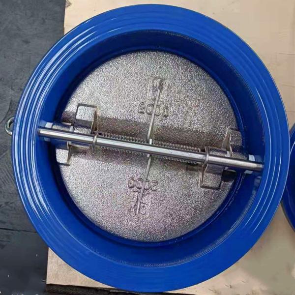 Tianjin Factory Spring Duo Dual check valves Wafer Butterfly Non-Reurn check valve ansi pn16 jis 10k