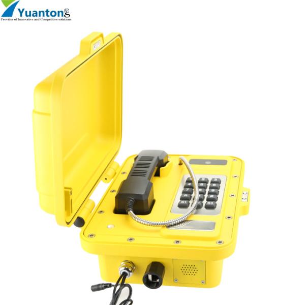 CE FCC ISO9001 RoHS Wall Mounted Telephone Stations For Tunnels
