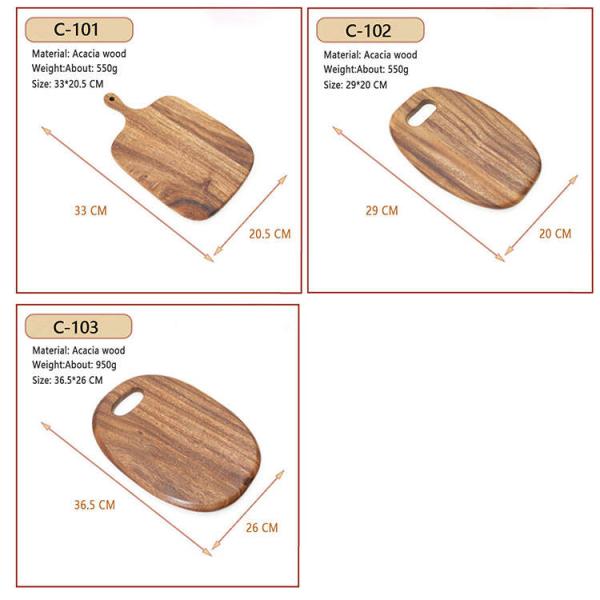 Умная обращанная толщина прерывая доски 1cm древесины акации