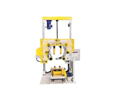 Simple Operation Vertical Coil Wrapping Machine For Woven Tape , Wrapping Film