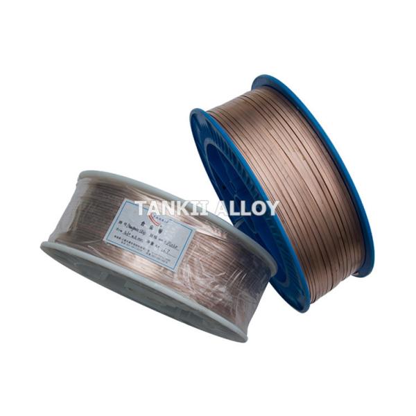 Grueso de la tira 6J12 1m m del resistor del cobre de la manganina de CuMn12Ni para la desviación de DC