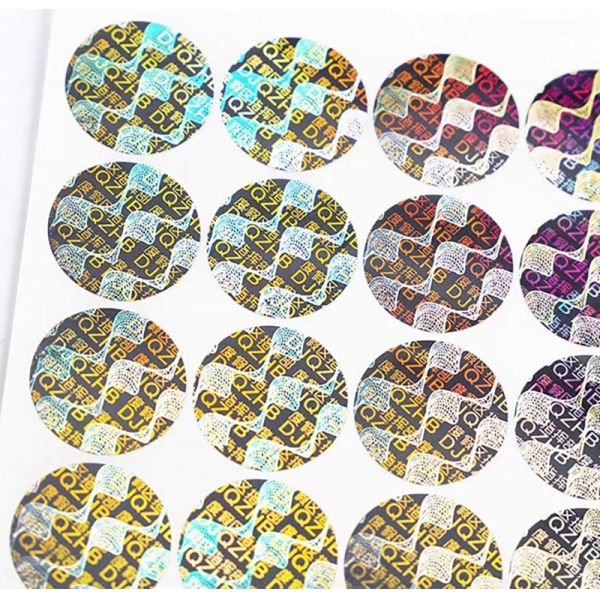 Anti Counterfeiting 3d Hologram Sticker Security Sticker Label Custom Qr Code Logo