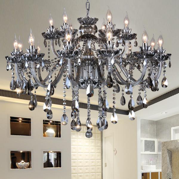 AC85 - 265V Crystal Candle Chandelier For Bedroom Decoration E14 Light Source