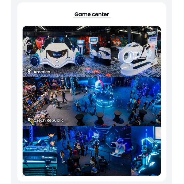 Virtual Reality Flight Simulator Amusement Park Rides Double Seats VR Flying Game Machine