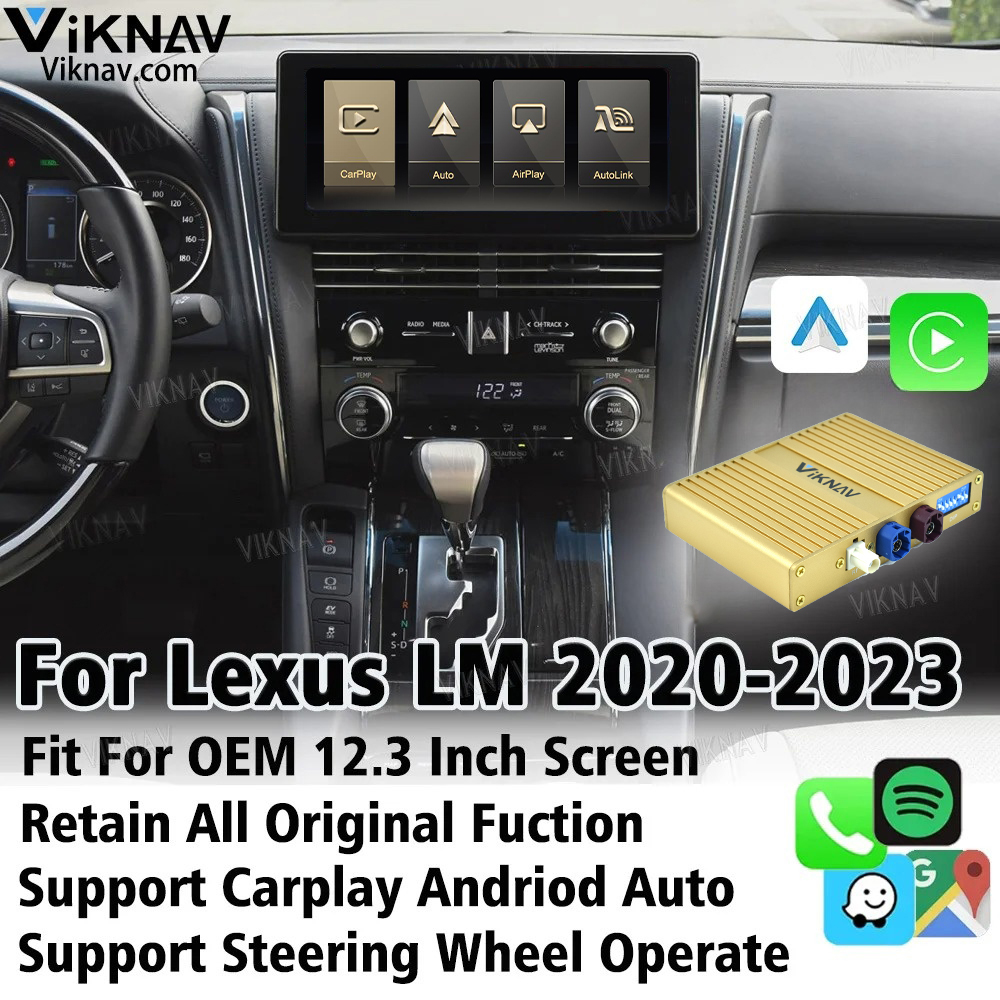 Lexus LM 2020-2023 Linux интерфейс управления рулевым колесом для оригинального экрана автомобиля