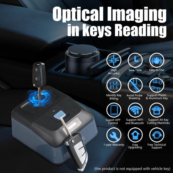 Xhorse Condor XC-MINI Plus II Key Cutting Machine Support Car Motorbike Household Keys with Free M3 and M5 Clamps