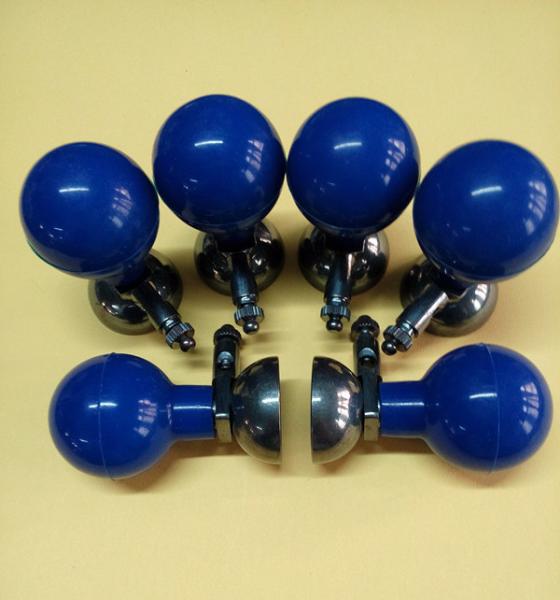 Blue ECG Suction Electrodes Silver Chloride Plating Suction Cup Electrodes