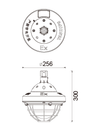 AC 220V Cree Explosion Proof LED Lights 30W 50W 70W 110 - 130 Im/W High Efficiency