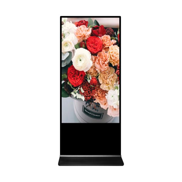 43 Floor-Standing Digital Signage Android WiFi Advertising Player Ultra-Thin Metal Kiosk Commercial Display OEM