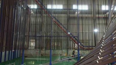 Linha de revestimento de pó vertical PLC Sistema de revestimento de pó totalmente automatizado 380V 220V