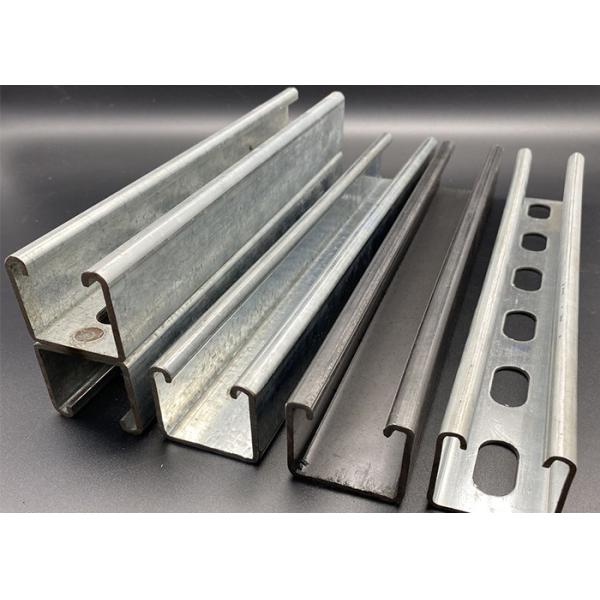 Pregalvanized Plain Slotted 1 58x1 58 Custom Unistrut Channel